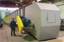 large enclosed conveyor for paper plant